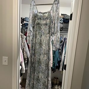 Maxi floral dress XL